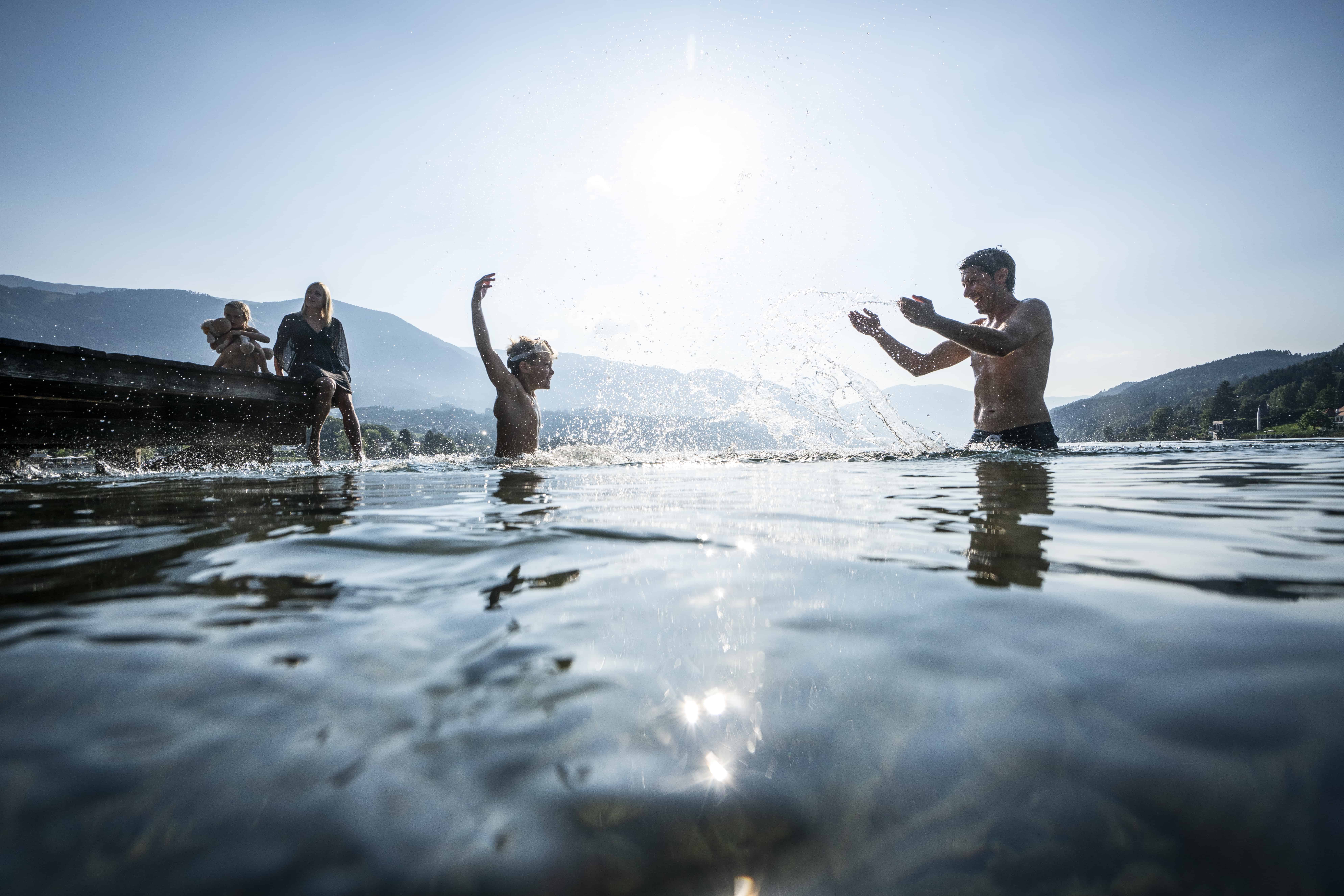 Badeurlaub am Millstätter See in Kärnten, Österreich