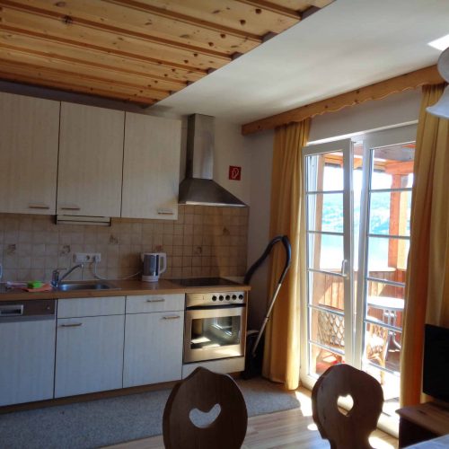 kitchen in apartment Millstatt at lake Austria